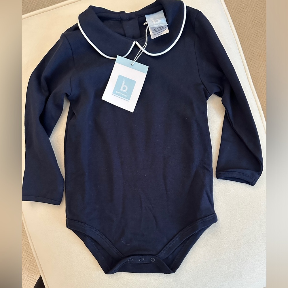 Navy onesie